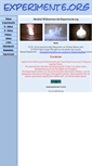 Mobile Screenshot of experimente.org
